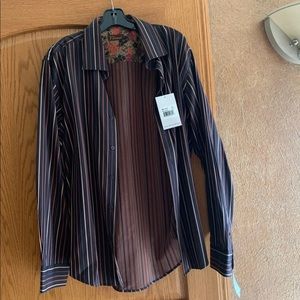 7 diamonds men button up shirt